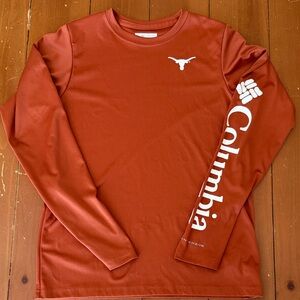 Boys Columbia Longhorns PFG Fishing Shirt